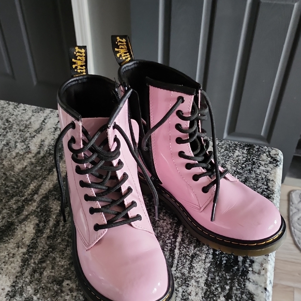 Dr. Martens Pink Lace-Up Boots  My Grandaughter Boots Not Worn Much